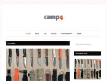 Tablet Screenshot of camp4.com